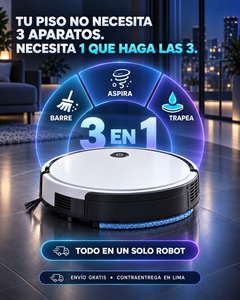 Robot Plus 3 en 1 (Barre • Aspira • Trapea)