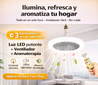 Foco Ventilador LED 3 en 1 con Aromatizador – Potente y Completo