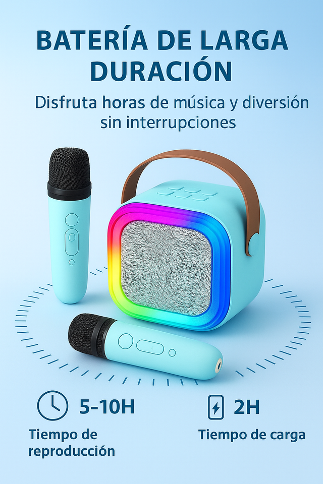 Pack Full: Karaoke PRO + 2 Micrófonos