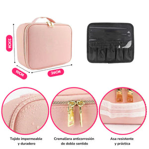 Maleta LED+ Kit de maquillaje (GRATIS Collar Antiestrés)