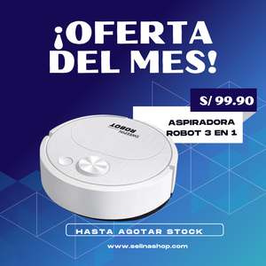 Robot Aspirador Barredor 3 en 1 : Hogar inteligente, limpieza automática