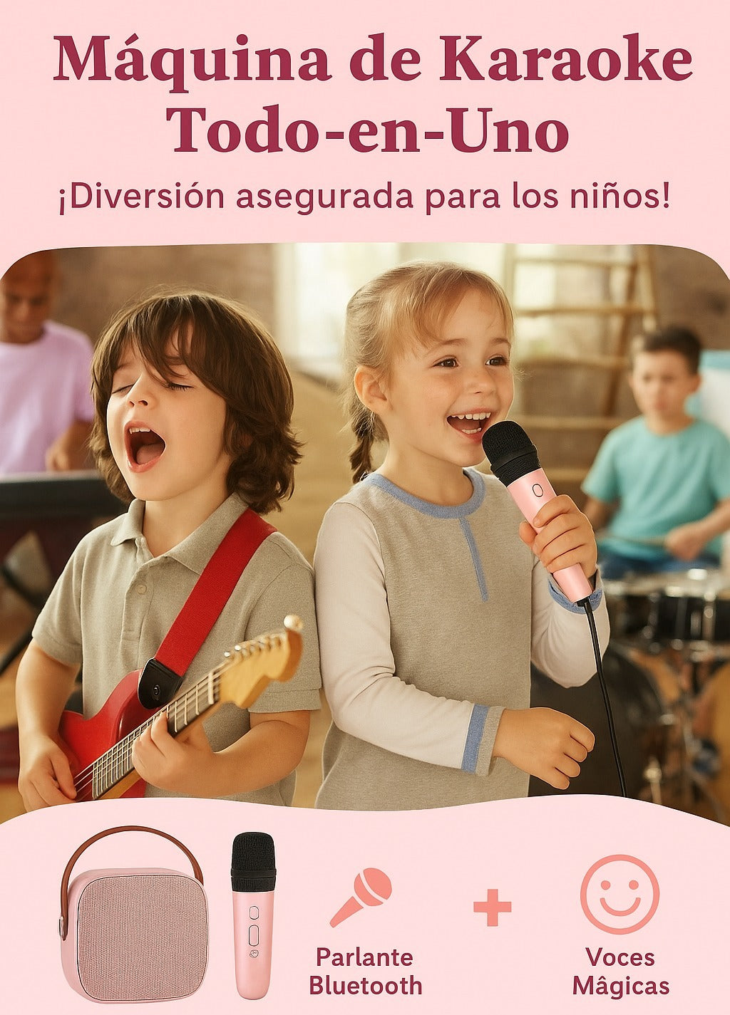 Pack Full: Karaoke PRO + 2 Micrófonos