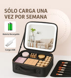 Maleta LED+ Kit de maquillaje (GRATIS Collar Antiestrés)