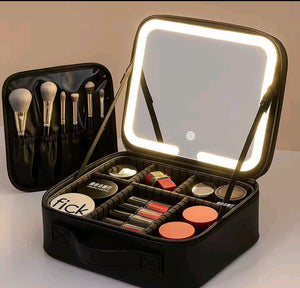 Maleta LED con maquillaje Premium